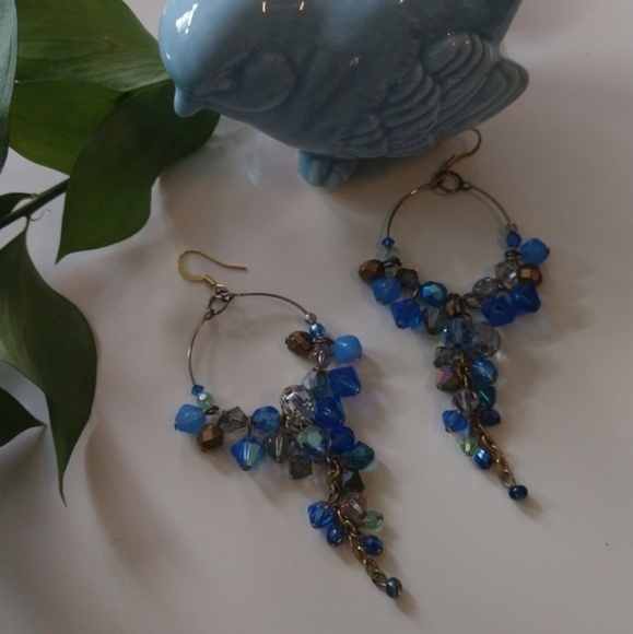 Hand made Swarovski crystal earrings - Picture 7 of 8